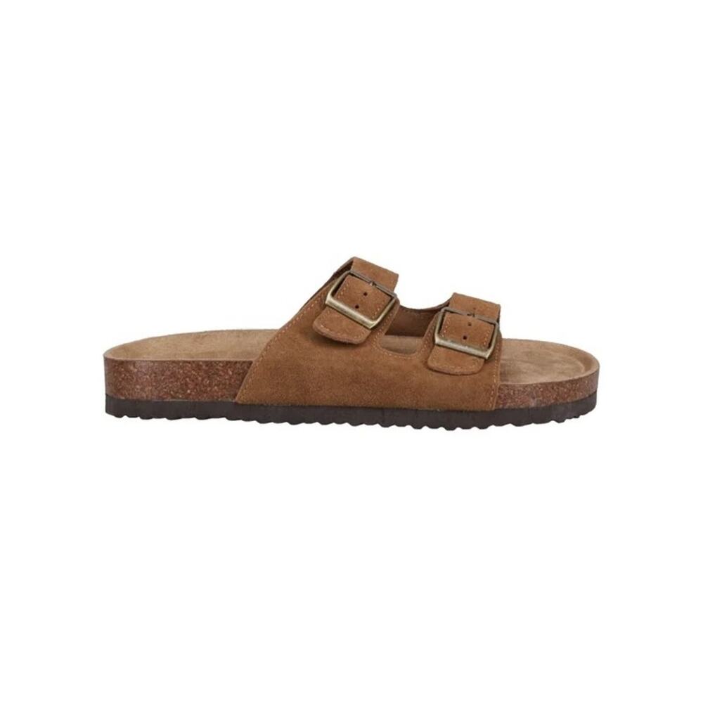 Khombu Women's‎ Ashville Brown Slide Sandals Size 8